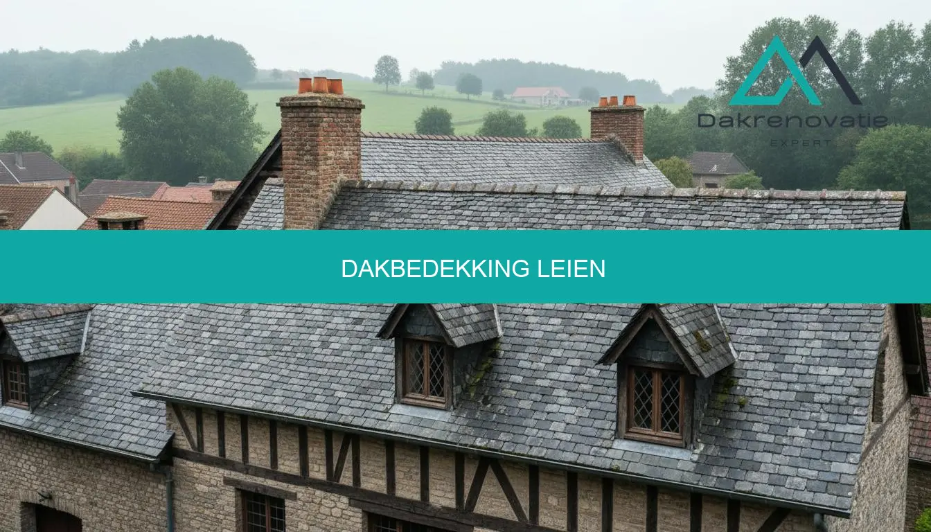Dakbedekking leien: soorten, prijzen en offerte