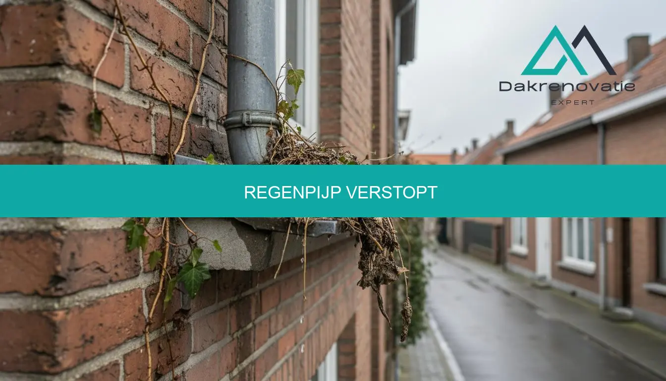 Regenpijp verstopt? Snel ontstoppen & schade voorkomen